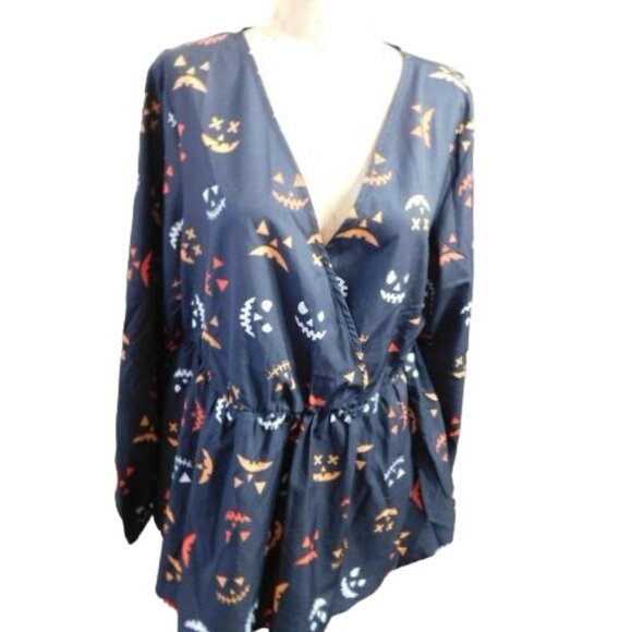 BloomChic Tops - Bloomchic Bloom Chic Size 10 Halloween Blouse Top NWT